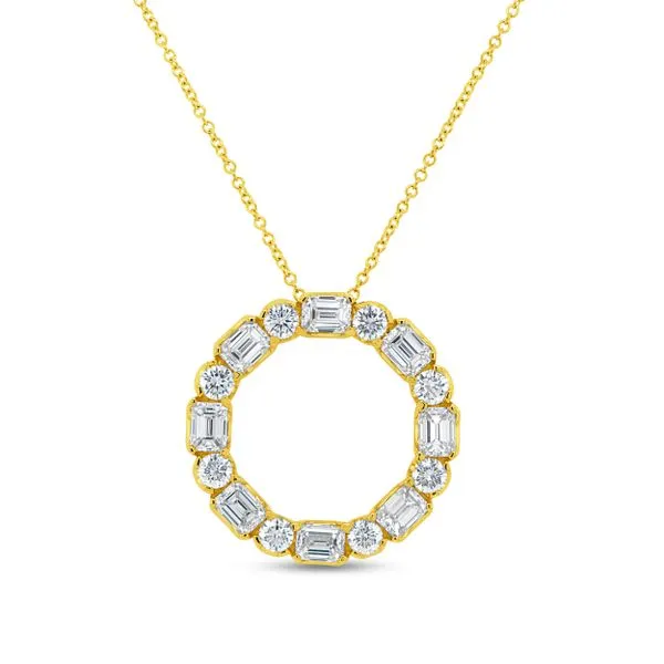 Uneek Medallion Collection Circle Fashion Pendant Tracy Jewelers Spokane, WA