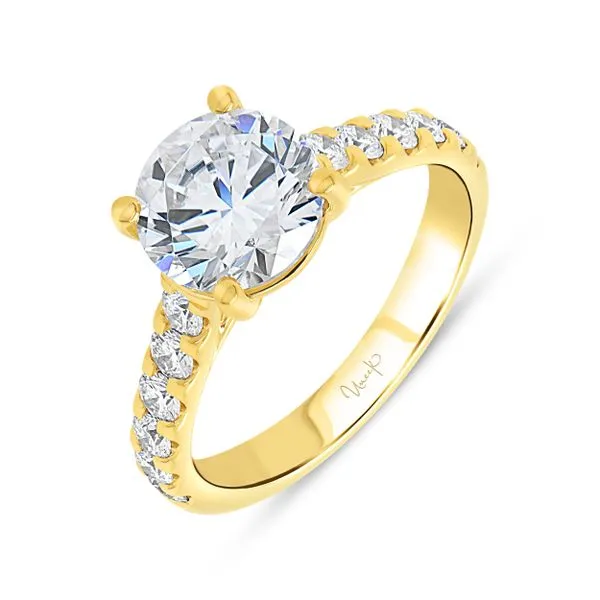 Uneek Timeless Collection Straight Engagement Ring Tracy Jewelers Spokane, WA