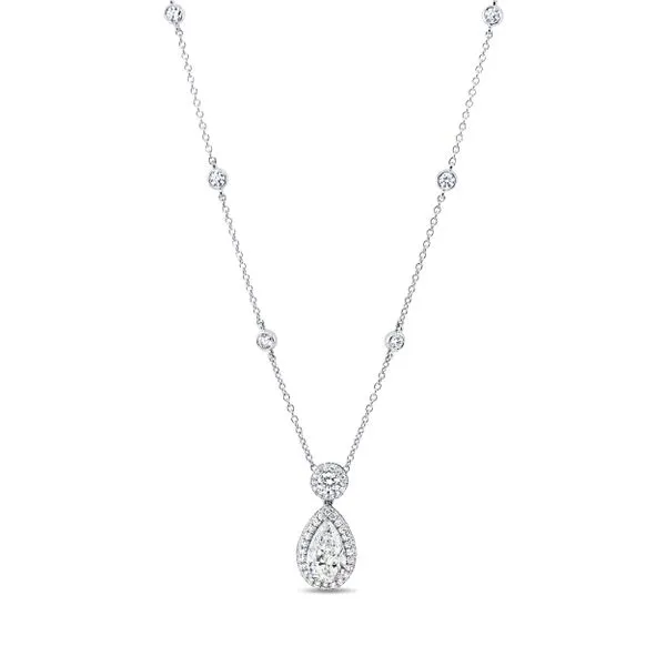 Uneek Signature Collection Diamond Drop Pendant Quest Fine Jewelers Fairfax, VA