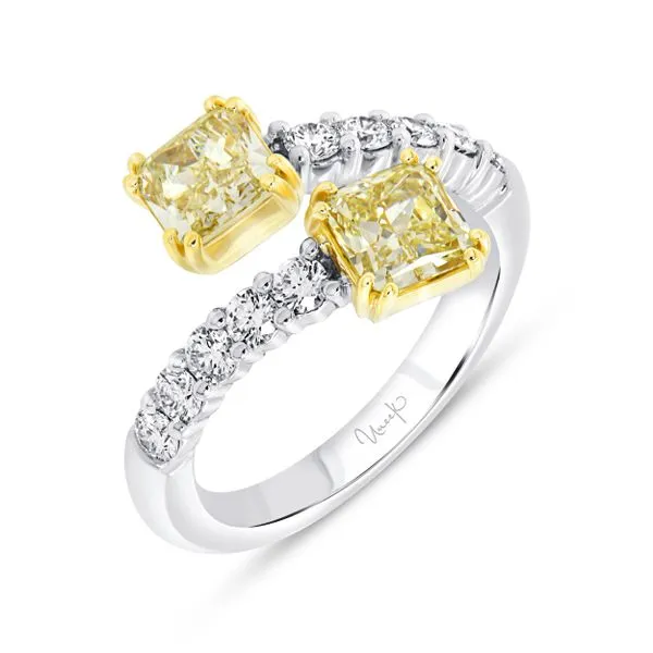 Uneek Natureal Collection Bypass Fancy Yellow Diamond Fashion Ring Diamond Source Jewelers Greenwood Village, CO