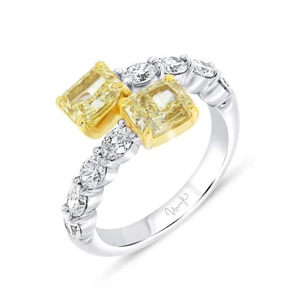 Uneek Natureal Collection Bypass Fancy Yellow Diamond Fashion Ring Diamond Source Jewelers Greenwood Village, CO