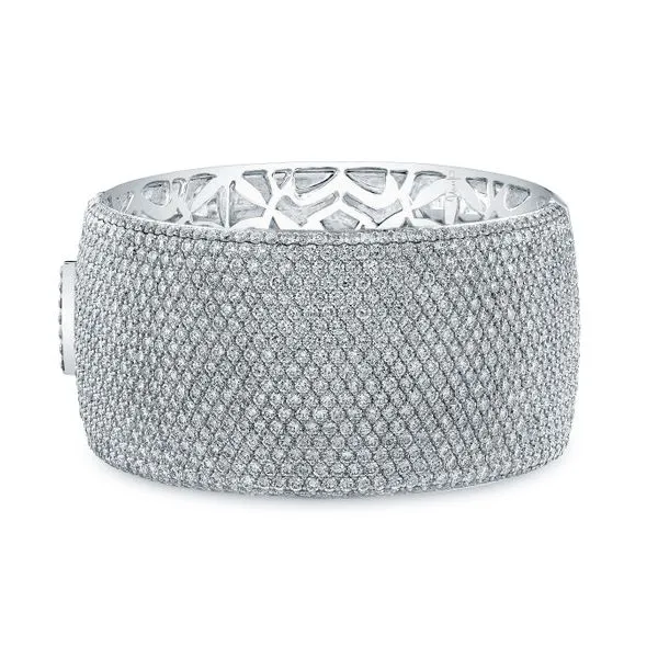 Uneek Signature Collection Multi-Row Clasp Bangle Diamond Source Jewelers Greenwood Village, CO