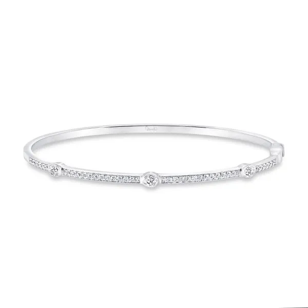 Uneek Alexandria Collection Bezel Clasp Bangle Diamond Source Jewelers Greenwood Village, CO