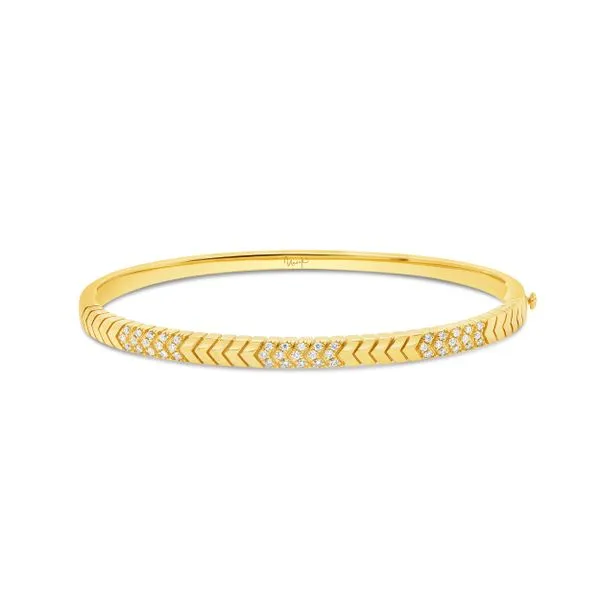 Uneek Gatsby Collection Clasp Bangle Diamond Source Jewelers Greenwood Village, CO