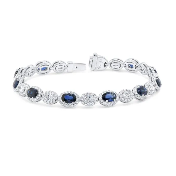 Uneek Precious Collection Halo Link Bracelet Aires Jewelers Morris Plains, NJ