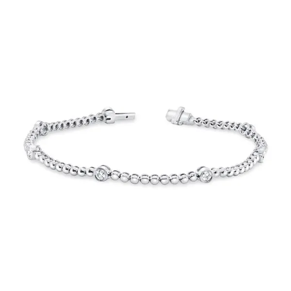 Uneek Cascade Collection Bead Link Bracelet Quest Fine Jewelers Fairfax, VA