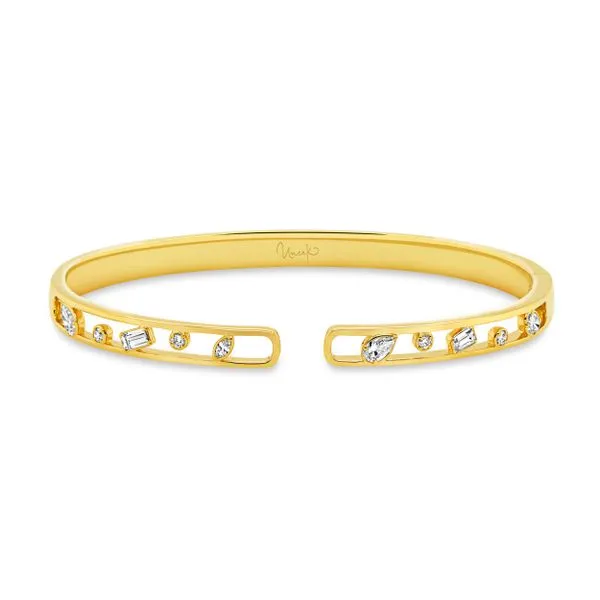 Uneek Alexandria Collection Bezel Cuff Bangle Diamond Source Jewelers Greenwood Village, CO