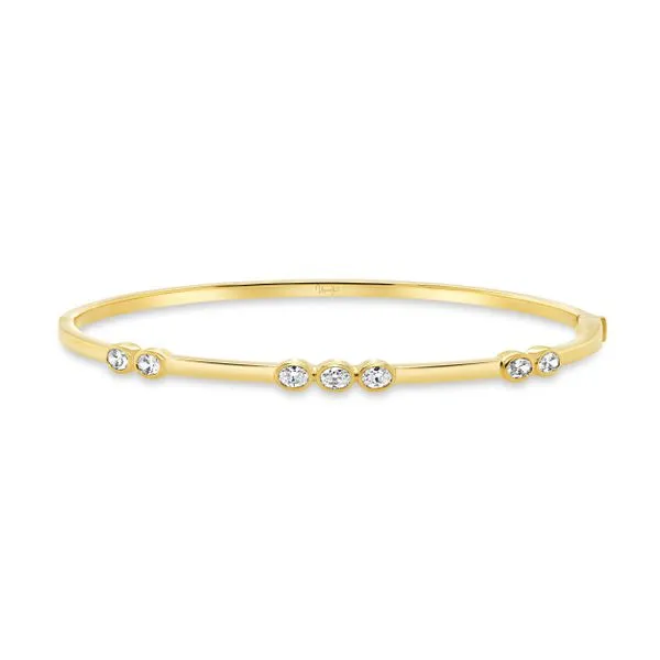 Uneek Stackable Collection Bezel Clasp Bangle Diamond Source Jewelers Greenwood Village, CO
