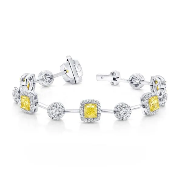 Uneek Natureal Collection Cushion Cut Diamond Fashion Bracelet Diamond Source Jewelers Greenwood Village, CO