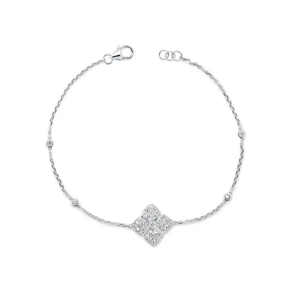 Uneek Motif Collection Floral Chain Bracelet Quest Fine Jewelers Fairfax, VA