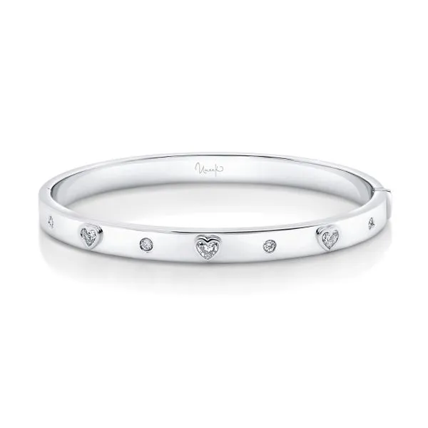 Uneek Stackable Collection Bezel Clasp Bangle Diamond Source Jewelers Greenwood Village, CO