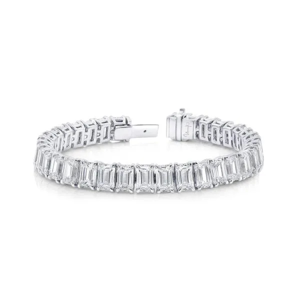 Uneek Signature Collection Emerald Cut Diamond Tennis Bracelet Quest Fine Jewelers Fairfax, VA