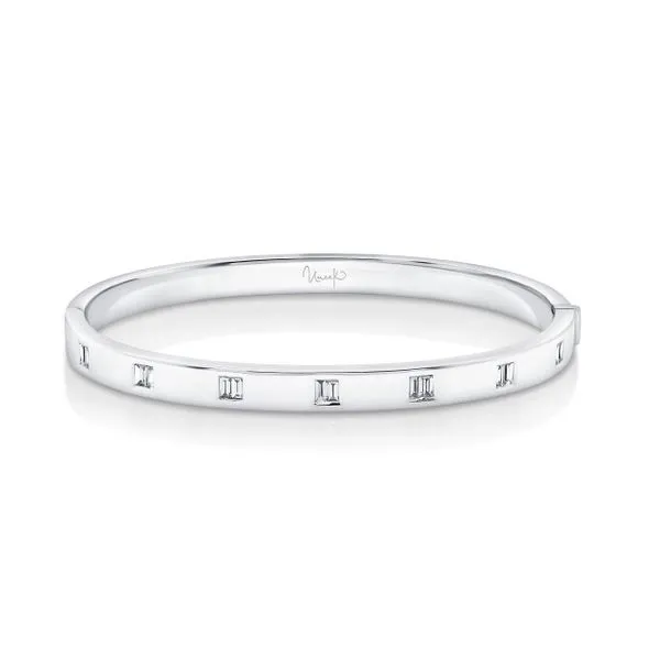 Uneek Stackable Collection Bezel Clasp Bangle Diamond Source Jewelers Greenwood Village, CO