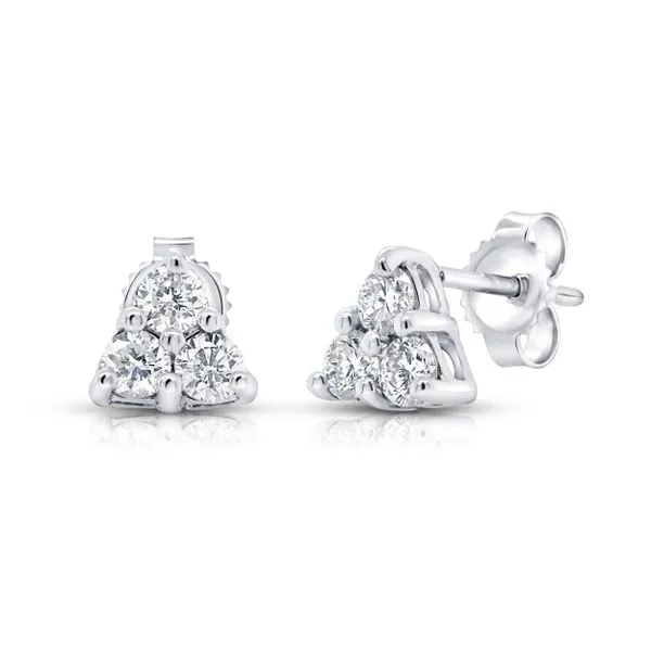 Uneek Timeless Collection Diamond Stud Earrings Diamond Source Jewelers Greenwood Village, CO