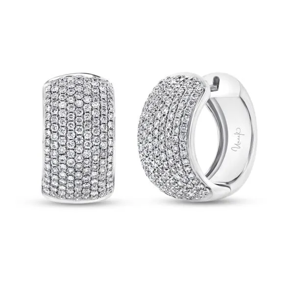 Uneek Lace Collection Huggie Earrings Diamond Source Jewelers Greenwood Village, CO