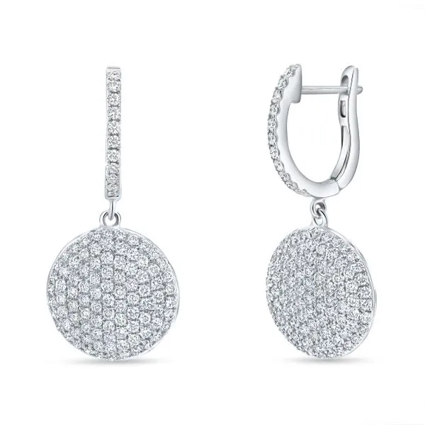 Uneek Cluster Drop Earrings Diamond Source Jewelers Greenwood Village, CO
