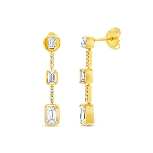 Uneek Alexandria Collection Dangle Earrings Diamond Source Jewelers Greenwood Village, CO
