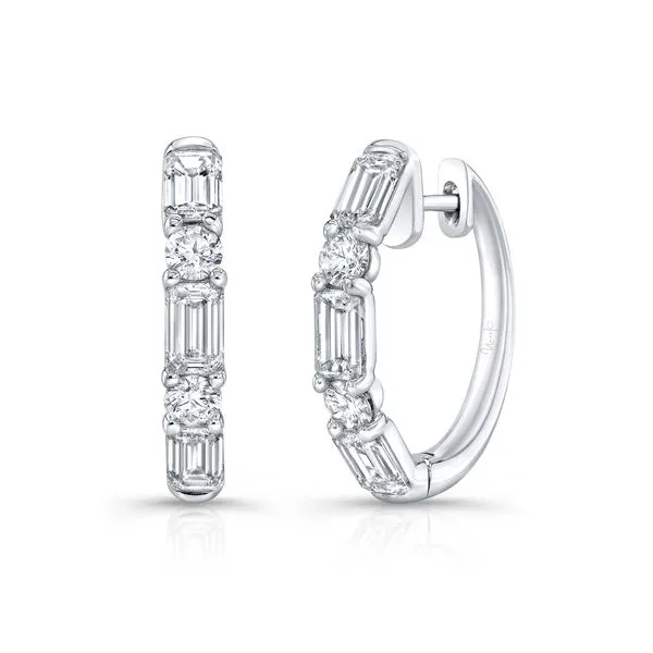 Uneek Timeless Collection Huggie Earrings Diamond Source Jewelers Greenwood Village, CO