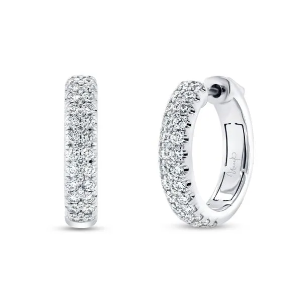 Uneek 2 Row Huggie Earrings Diamond Source Jewelers Greenwood Village, CO