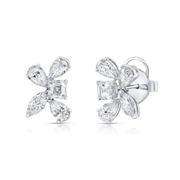 Uneek Signature Collection Diamond Stud Earrings Quest Fine Jewelers Fairfax, VA
