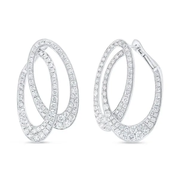 Uneek Gatsby Collection Huggie Earrings Diamond Source Jewelers Greenwood Village, CO