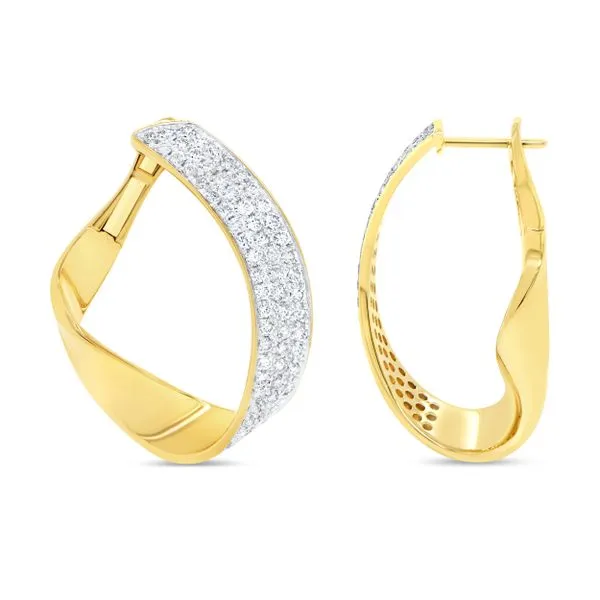 Uneek Gatsby Collection Hoop Earrings Aires Jewelers Morris Plains, NJ