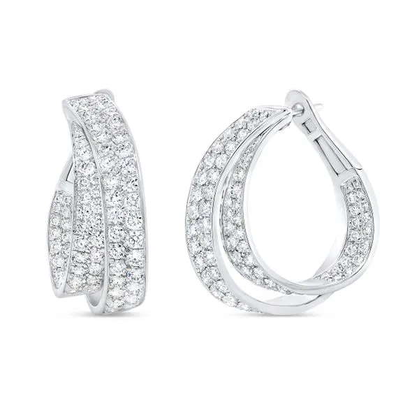 Uneek Gatsby Collection Huggie Earrings Quest Fine Jewelers Fairfax, VA
