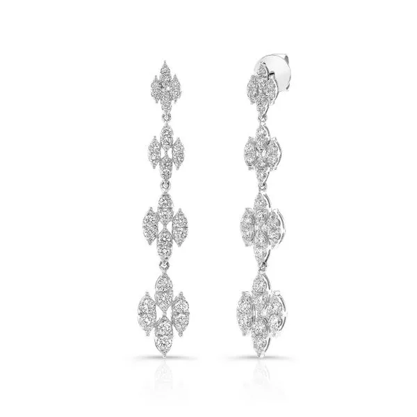 Uneek Gatsby Collection Dangle Earrings Quest Fine Jewelers Fairfax, VA