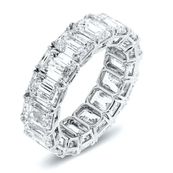 Uneek Eternity Collection Eternity Emerald Diamond Eternity Ring Diamond Source Jewelers Greenwood Village, CO