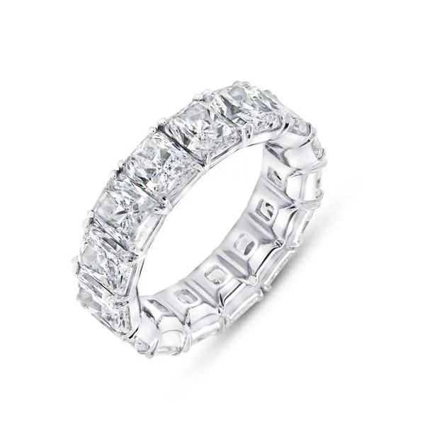 Uneek Eternity Collection Eternity Radiant Diamond Eternity Ring Quest Fine Jewelers Fairfax, VA