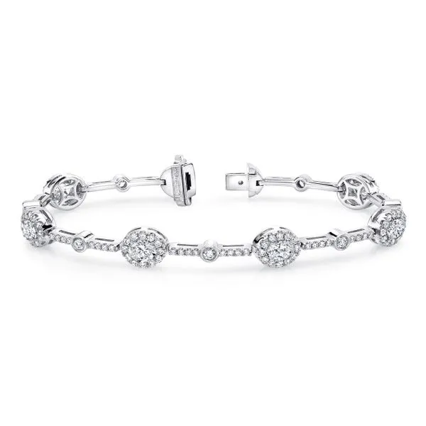 Uneek Signature Collection Halo Link Bracelet Quest Fine Jewelers Fairfax, VA