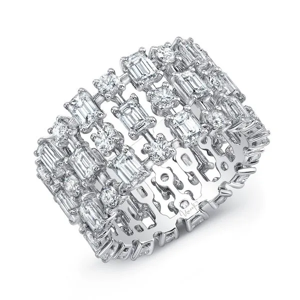 Uneek Signature Collection 3-Row Fashion Ring Diamond Source Jewelers Greenwood Village, CO