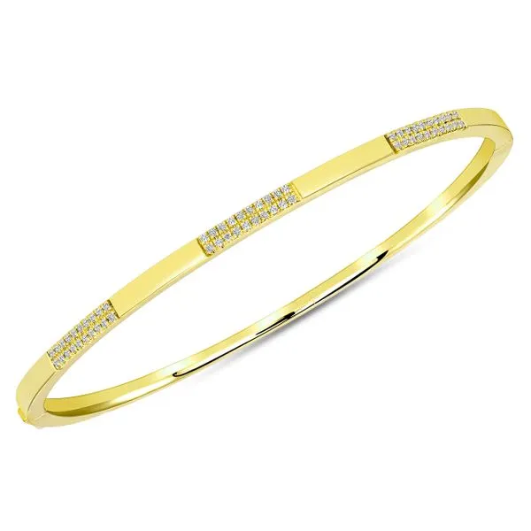 Uneek Stackable Collection 1-Row Clasp Bangle Diamond Source Jewelers Greenwood Village, CO