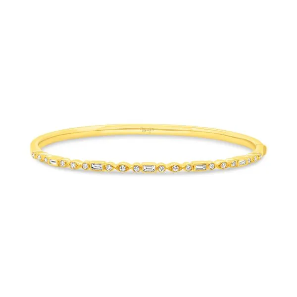 Uneek Stackable Collection 1-Row Clasp Bangle Diamond Source Jewelers Greenwood Village, CO
