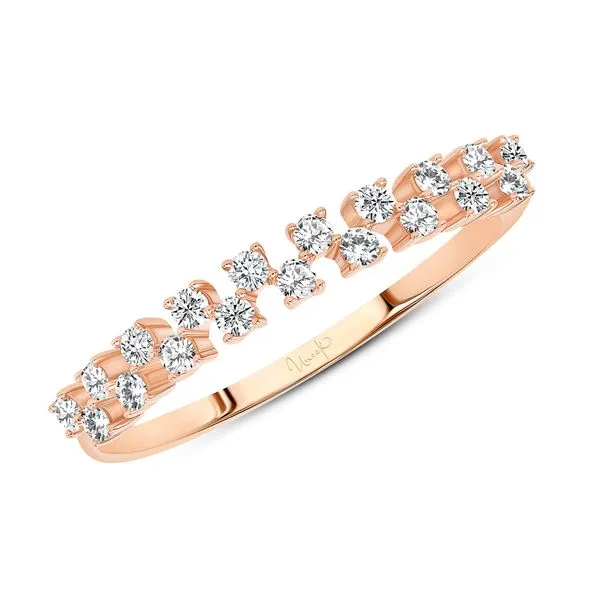 Uneek Stackable Collection 2-Row Diamond Stackable Ring Diamond Source Jewelers Greenwood Village, CO