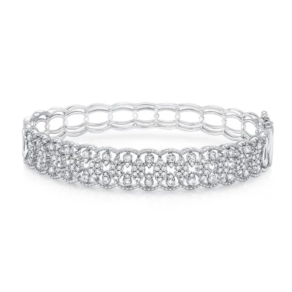 Uneek Lace Collection Clasp Bangle Quest Fine Jewelers Fairfax, VA