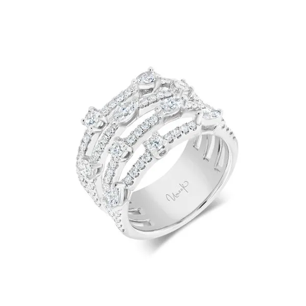 Uneek Lace Collection 4-Row Fashion Ring Diamond Source Jewelers Greenwood Village, CO