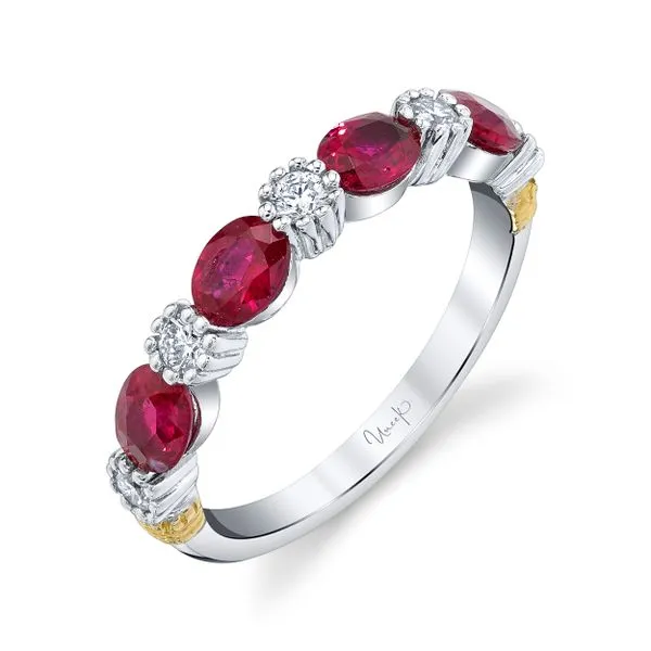 Uneek Precious Collection Round Ruby Stackable Ring Quest Fine Jewelers Fairfax, VA