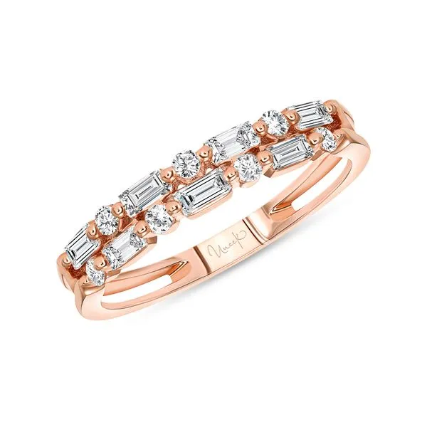 Uneek Stackable Collection 2-Row Stackable Ring Diamond Source Jewelers Greenwood Village, CO