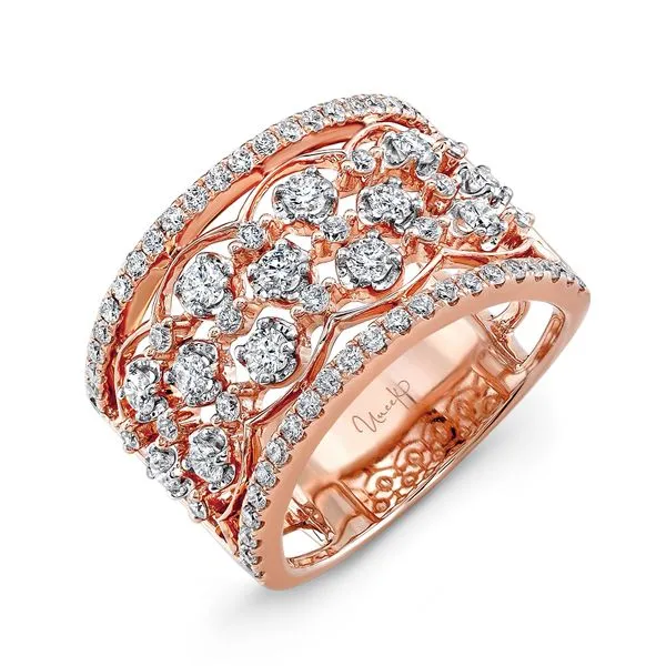 Uneek Lace Collection Multi-Row Fashion Ring Quest Fine Jewelers Fairfax, VA