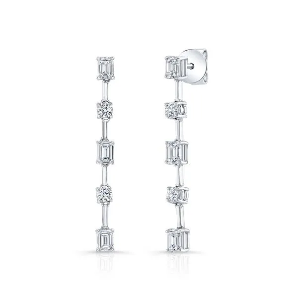 Uneek Chatterley Collection Straight Dangle Earrings Diamond Source Jewelers Greenwood Village, CO