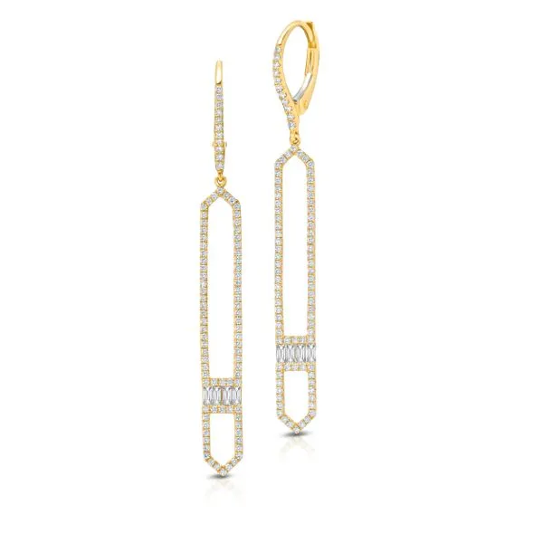 Uneek Gatsby Collection Dangle Earrings Quest Fine Jewelers Fairfax, VA