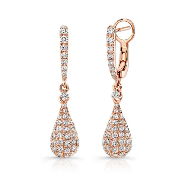 Uneek Trio Collection Drop Earrings Diamond Source Jewelers Greenwood Village, CO