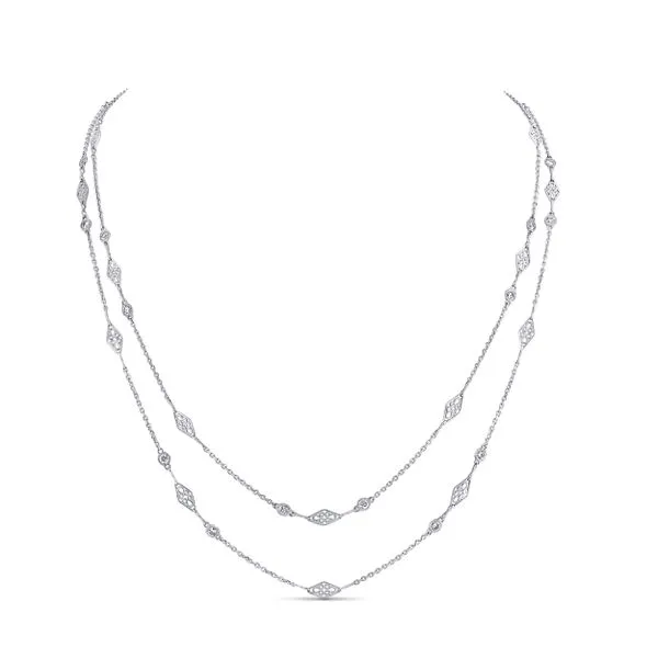 Uneek Cascade Collection Yard Opera Necklace Diamond Source Jewelers Greenwood Village, CO