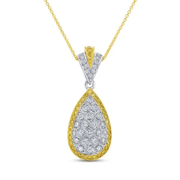 Uneek Natureal Collection Drop Pendant Quest Fine Jewelers Fairfax, VA
