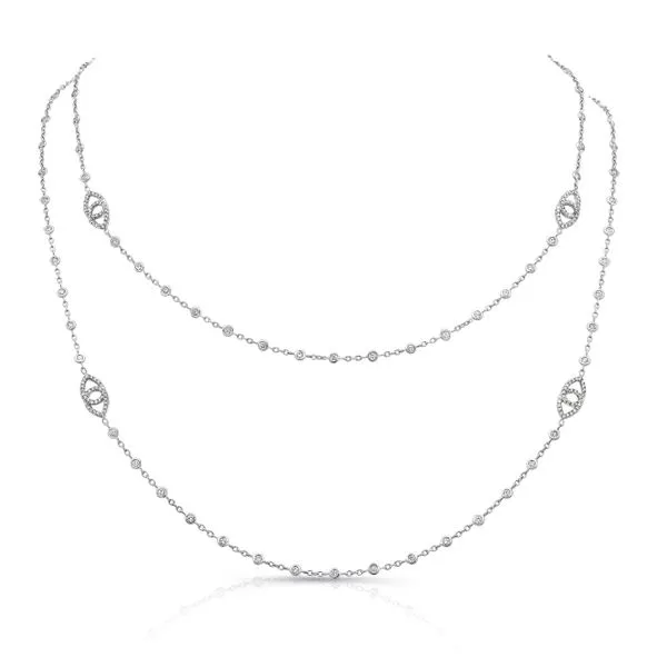 Uneek Cascade Collection Yard Opera Necklace Diamond Source Jewelers Greenwood Village, CO