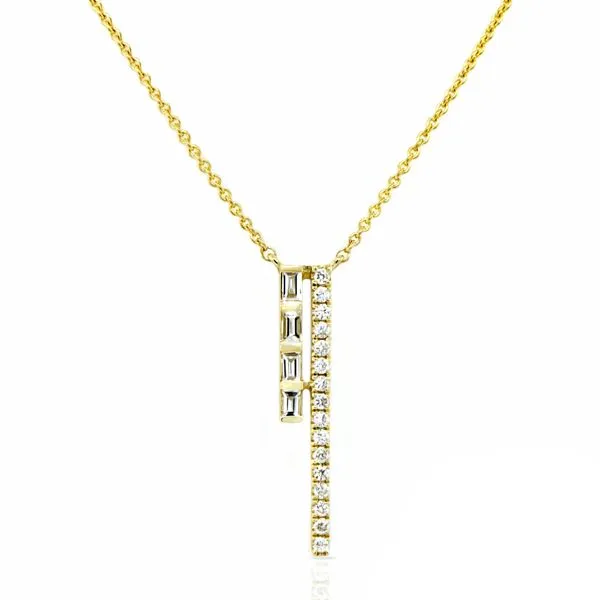 Uneek Gatsby Collection Bar Necklace Diamond Source Jewelers Greenwood Village, CO