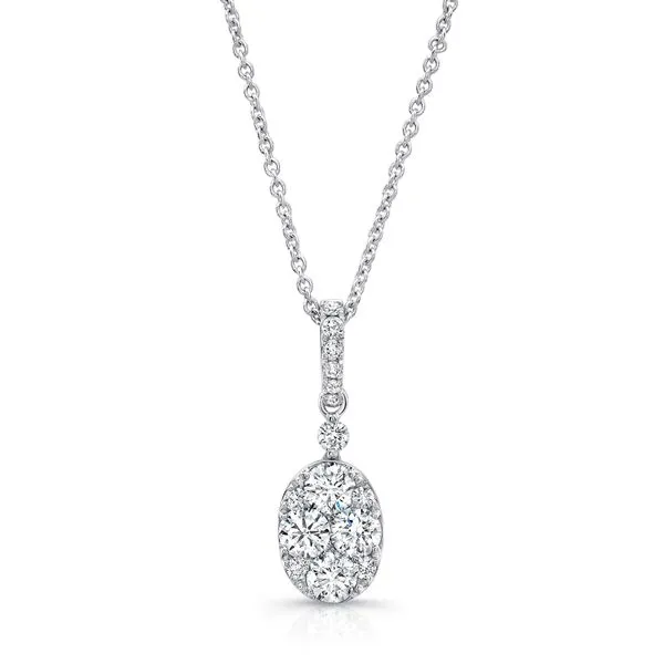 Uneek Cluster Drop Pendant Quest Fine Jewelers Fairfax, VA