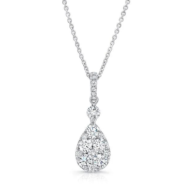 Uneek Cluster Drop Pendant Diamond Source Jewelers Greenwood Village, CO