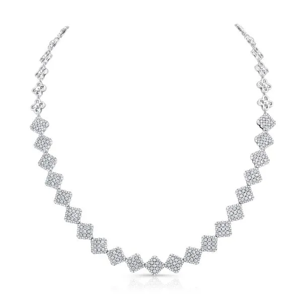Uneek Cluster Opera Necklace Diamond Source Jewelers Greenwood Village, CO